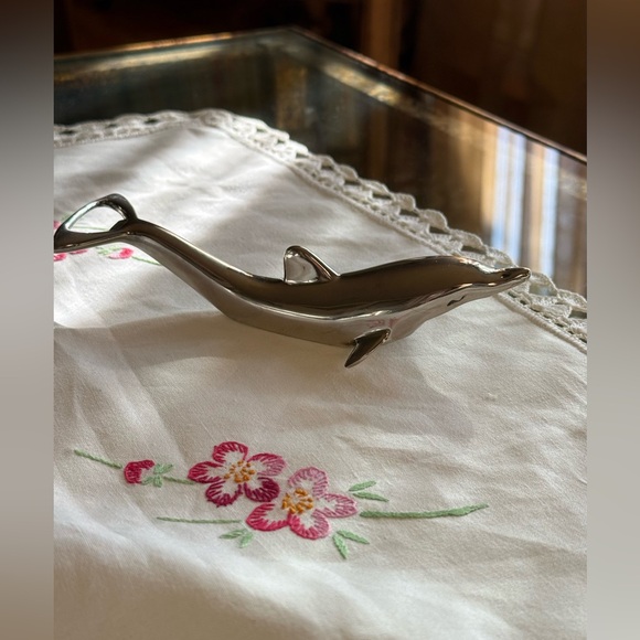 Vintage Silver Plated Dolphin Bottle/Opener - Picture 2 of 8